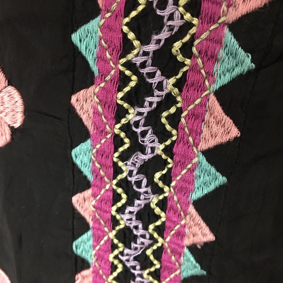 Johnny Was Embroidered Peta Slip Dress Size XL - Picture 12 of 16